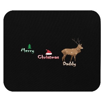 Discover Merry Christmas Daddy Mouse Pads