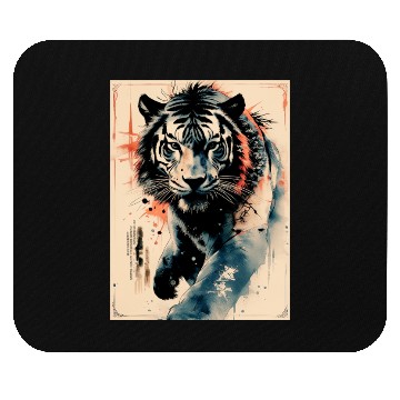 Discover Tiger Stare Mouse Pads