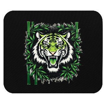 Discover Roaring Bamboo Tiger Mouse Pads