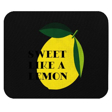 Discover Sweet like a lemon Fruit Citrus Yellow Summer Mouse Pads