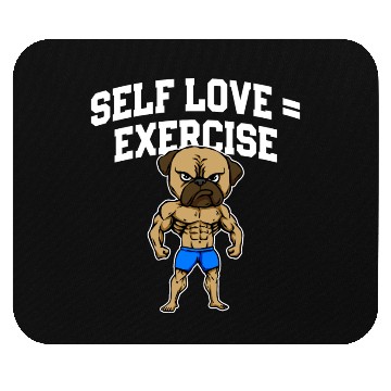 Discover Self Love Exercise Workout Motivational Quote Gym Mouse Pads