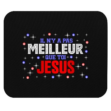 Discover JESUS IS THE BEST Mouse Pads