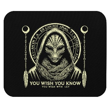 Discover Post-apocalyptic Vintage Alien Mouse Pads