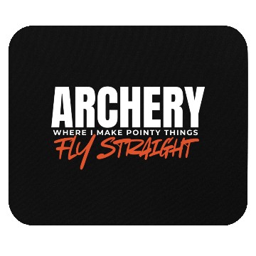 Discover Funny Archery Coach Game Competition for Hunter Mouse Pads