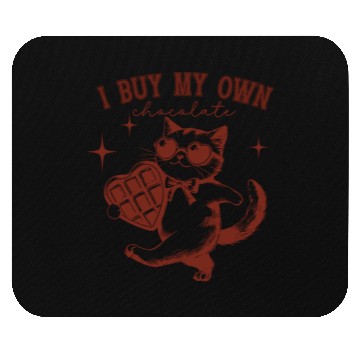 Discover Funny Chocolate lover Cat Owners Gift Mouse Pads