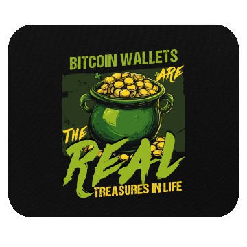 Discover St Patricks Day Bitcoin Wallets The Real Treasures Mouse Pads