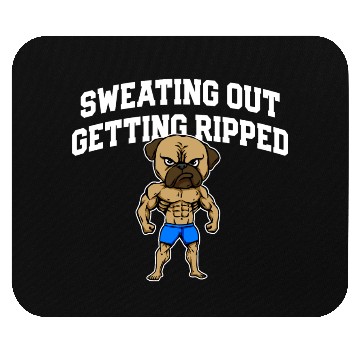 Discover Sweating Out Getting Ripped Workout Player Gym Mouse Pads