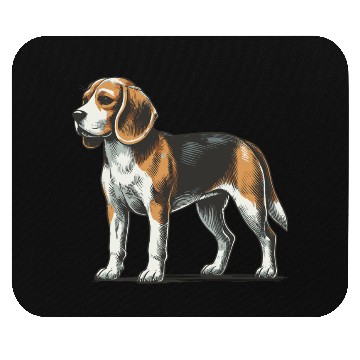 Discover Beagle Mouse Pads
