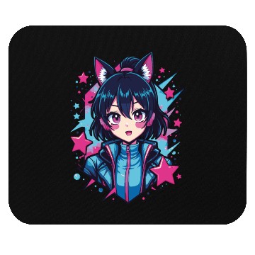 Discover Techwear Anime Manga Harajuku cyberpunk Mouse Pads