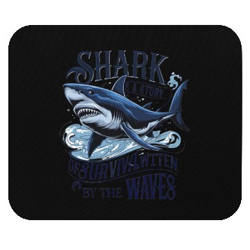 Discover The Great Predator Shark Mouse Pads