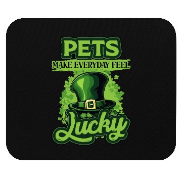 Discover St Patricks Day Pets Make Everyday Feel Lucky Mouse Pads
