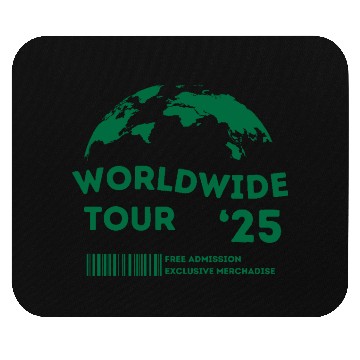 Discover Worldwide Tour Mouse Pads
