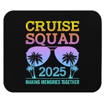 Discover Cruise Squad 2025 - Ultimate Vacation Vibes Mouse Pads