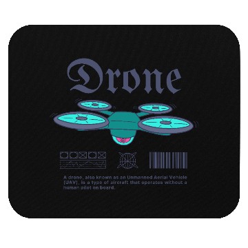 Discover Drone Lovers' Apparel - Unique Designs by ZamTilla Mouse Pads