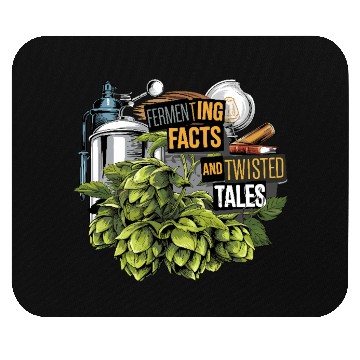 Discover Craft Beer Brewing & True Crime Twisted Tales Mouse Pads