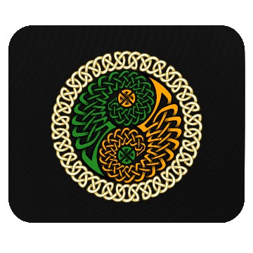 Discover Spiritual Irish Yin & Yang Celtic Knot Mouse Pads
