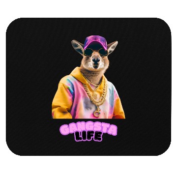 Discover Gangsta life kangaroo Mouse Pads