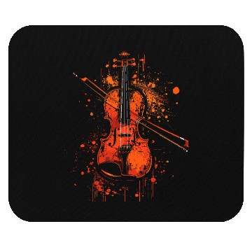 Discover Violin Graphic Mouse Pads