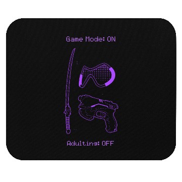 Discover Game Mode: ON, Adulting: OFF Gaming Tech Mouse Pads