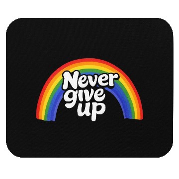Discover Never Give Up Mouse Pads