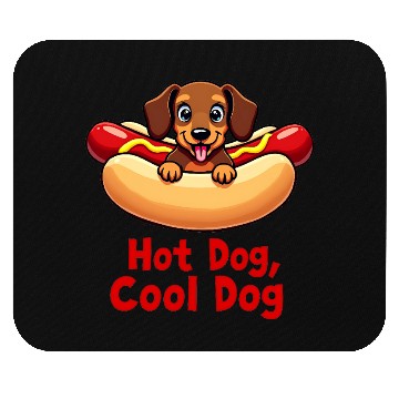 Discover Funny Hot Dog Dachshund Mouse Pads