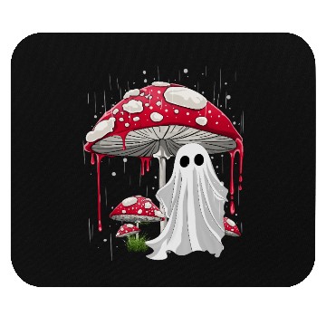 Discover Cottagecore Halloween Ghost Mushroom Spooky Mouse Pads