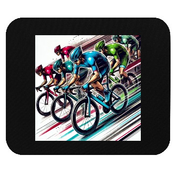 Discover Bike Race Mouse Pads