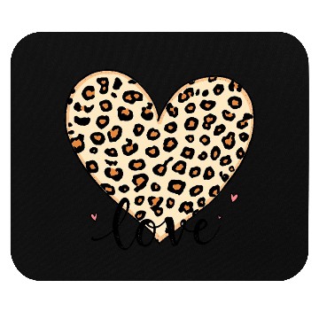 Discover Trendy Vintage Retro Love Cheetah Leopard Print Mouse Pads