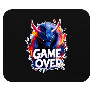 Discover Game Over - Dragon Art - Graffiti Style - Gamer Sl Mouse Pads