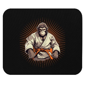 Discover Karate Judo Monkey Chimpanzee Martial arts Mouse Pads