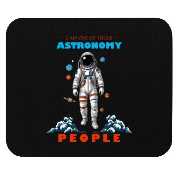 Discover Space Explorer Astronaut Design Mouse Pads