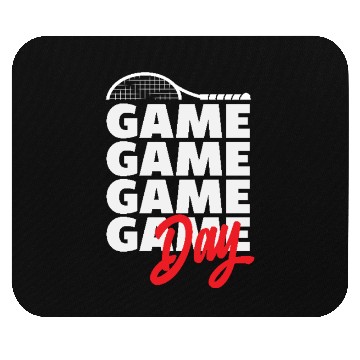 Discover Tennis Game Day Enthusiasm Mouse Pads