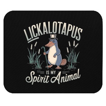 Discover Lickalotopus: The Platypus Spirit Mouse Pads