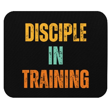 Discover Retro Disciple in training barbell Mouse Pads