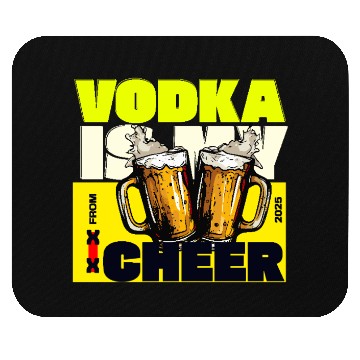 Discover v is for vodka valentines CHEERS XX Mouse Pads