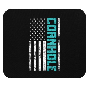 Discover Cornhole Usa Flag Mouse Pads