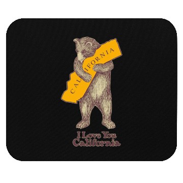 Discover I Love You California Mouse Pads