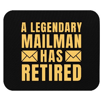Discover A Legendary Mailman Has Retired Postal Worker Mouse Pads