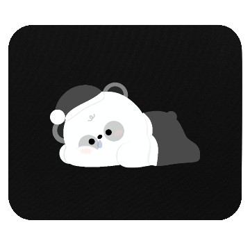 Discover Tired Panda Mouse Pads
