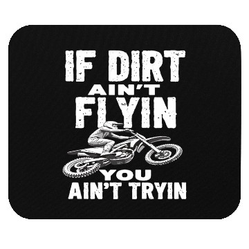 Discover Motocross Outfit - Action -packed Dirt Bike Mouse Pads