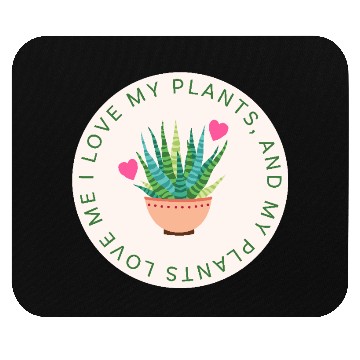 Discover Love is in the Air (Plants) Mouse Pads