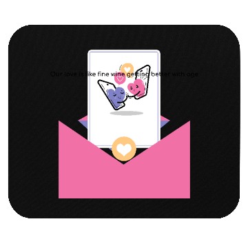 Discover Getting Better with Age Valentine Day Mouse Pads