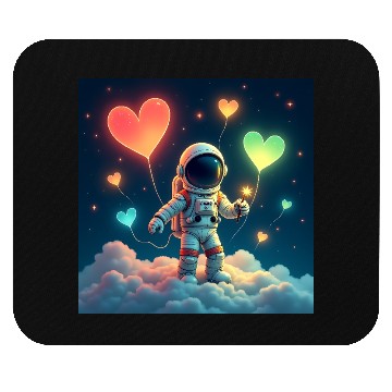 Discover Astronauts are full of love Mouse Pads