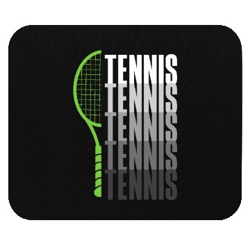 Discover Tennis Enthusiast Passion Reflection Mouse Pads