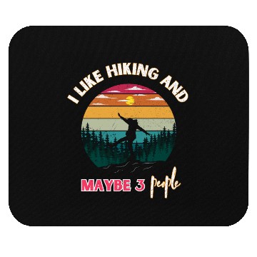 Discover Hiking companions Mouse Pads