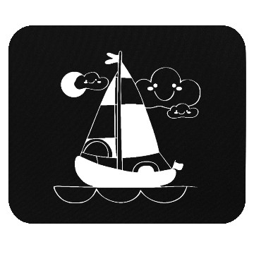 Discover Cartoon Sailing Mouse Pads