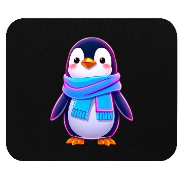 Discover Penguin in Scarf Mouse Pads