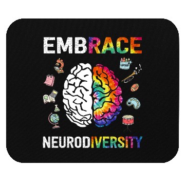 Discover Embrace Neurodiversity Autism Awareness Mouse Pads