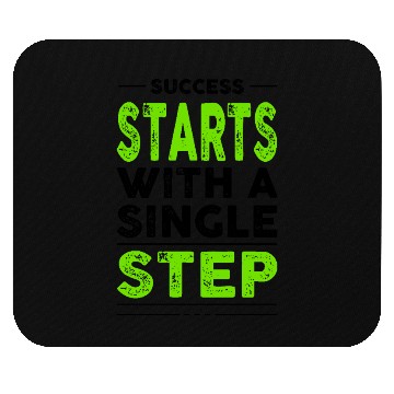 Discover Success starts with a single step Mouse Pads