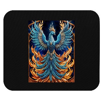 Discover Flying Blue Phoenix Mouse Pads
